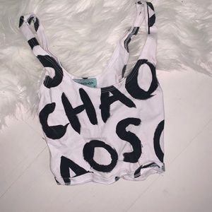 Pacsun chaos crop top